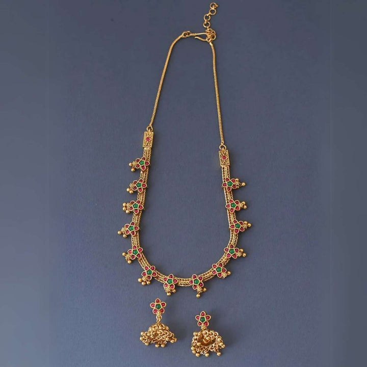 Golden Jyothi Antique Jewellery Set