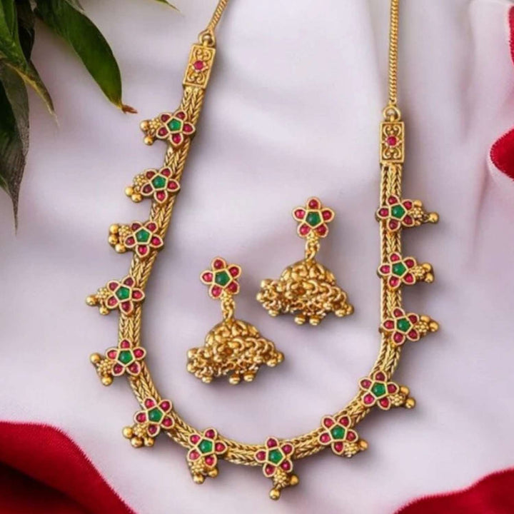 Golden Jyothi Antique Jewellery Set