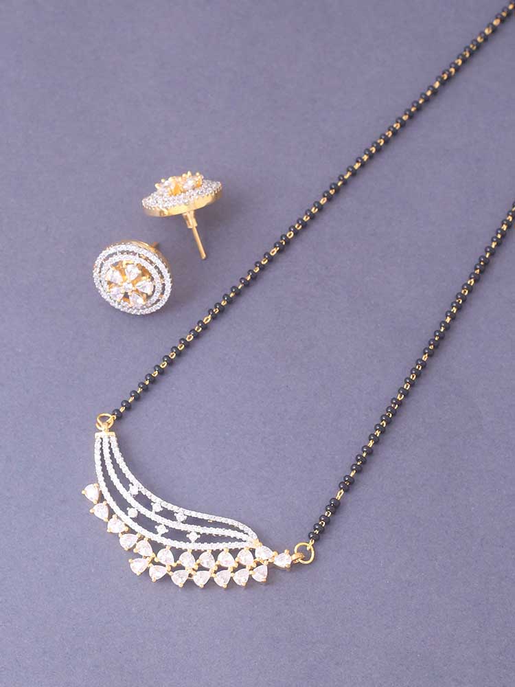 Golden Kahina Mangalsutra Set