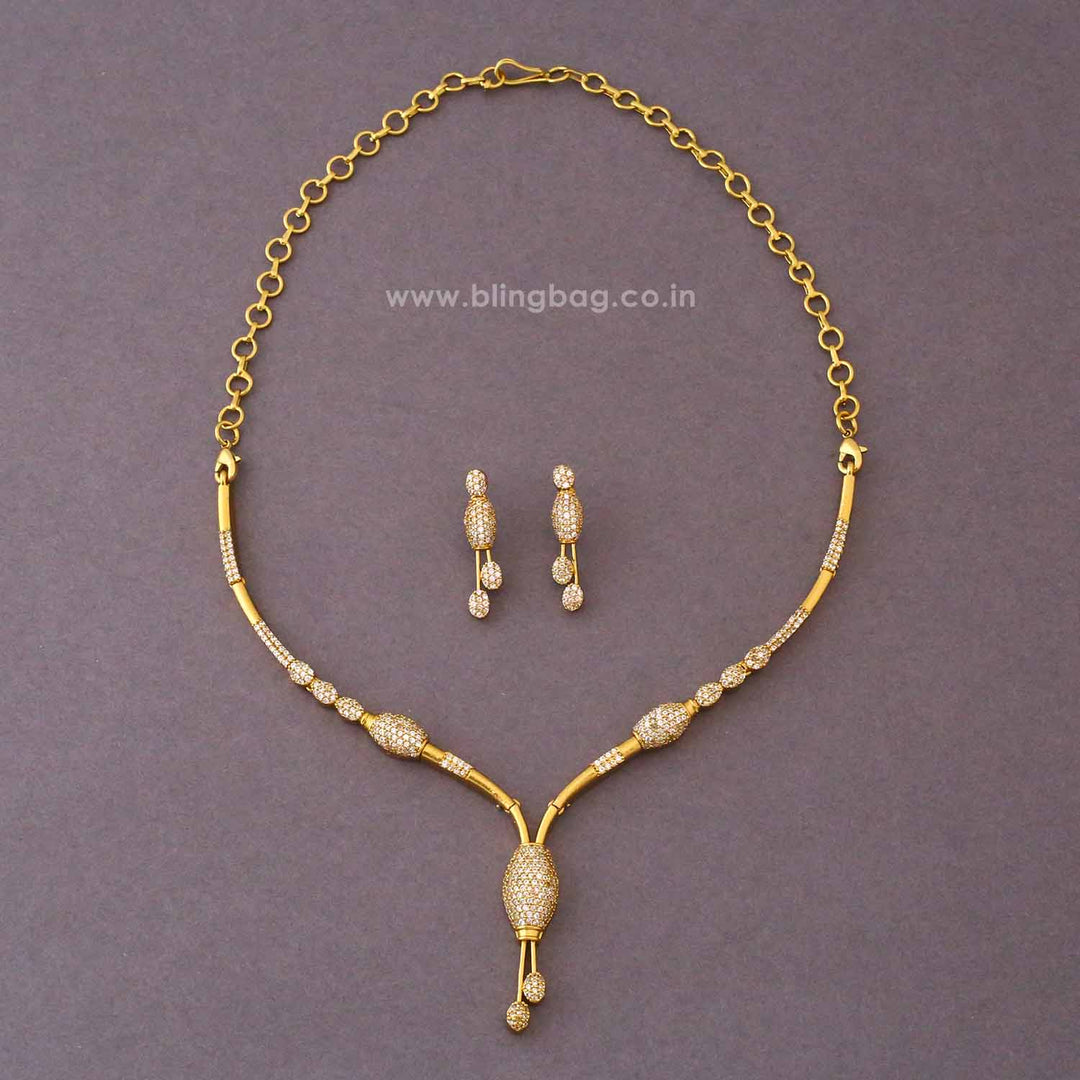 Golden Kahira Antique Jewellery Set- New Arrival