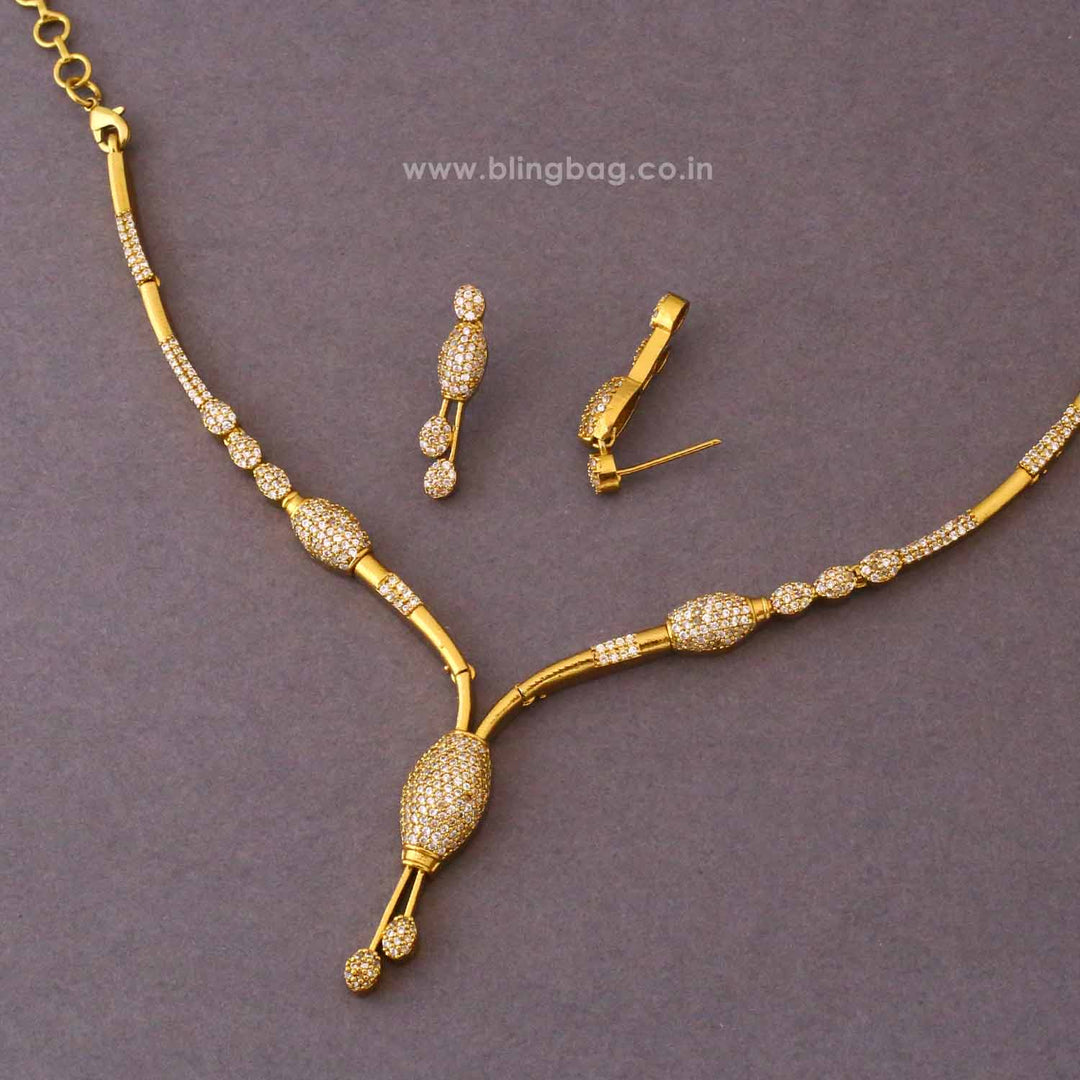 Golden Kahira Antique Jewellery Set- New Arrival