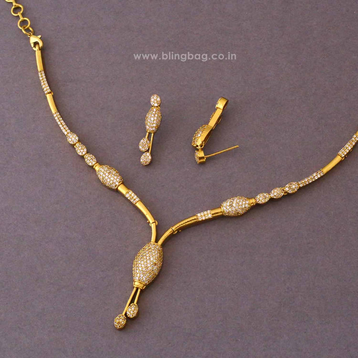 Golden Kahira Antique Jewellery Set- New Arrival