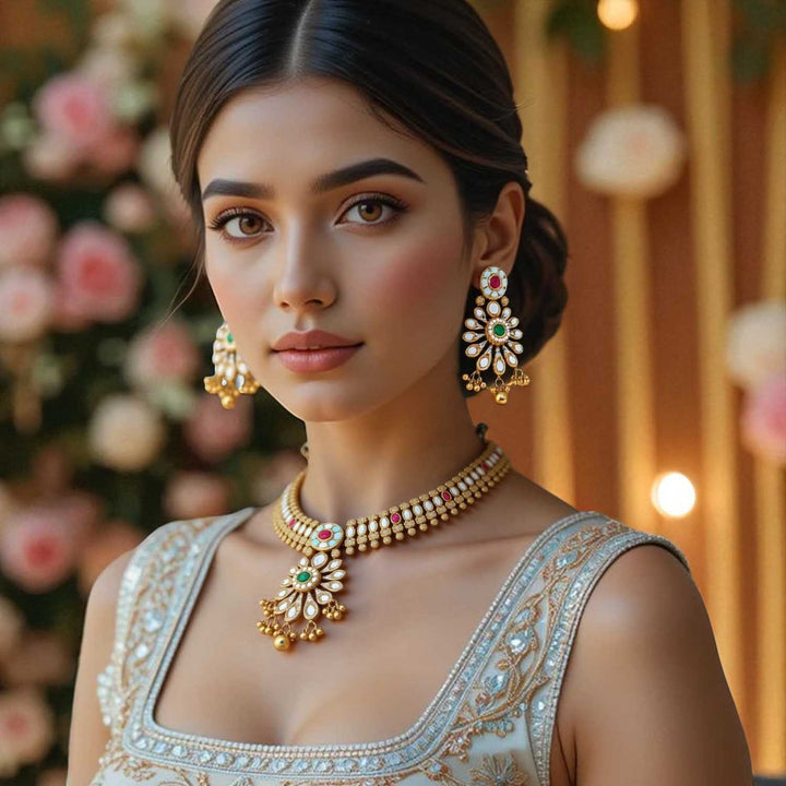 Golden Kala Hasli Rajwadi Set