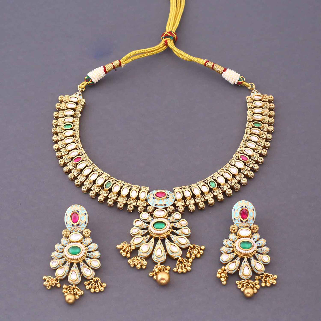 Golden Kala Hasli Rajwadi Set