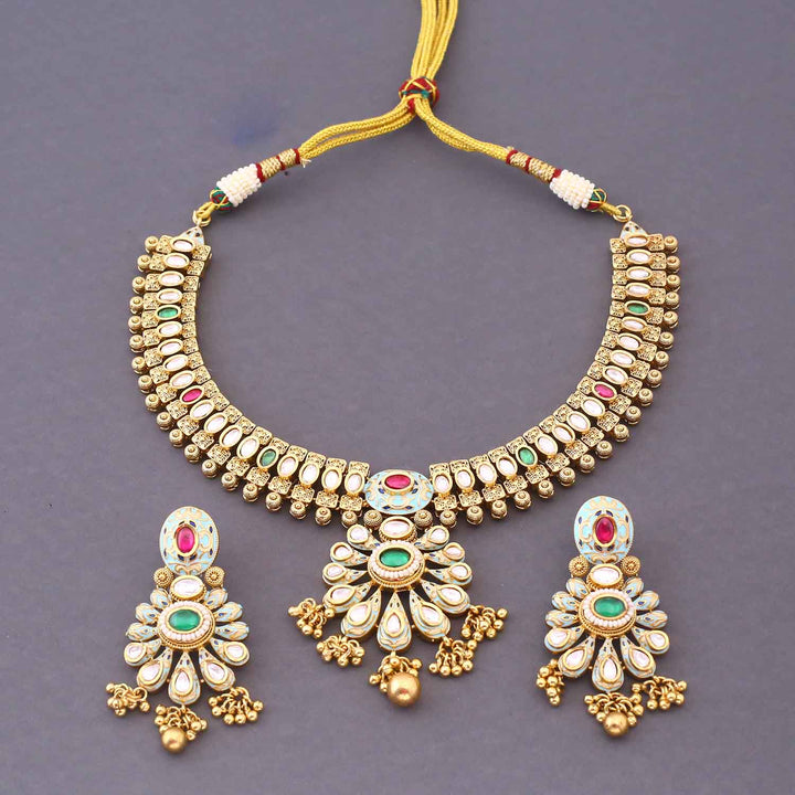 Golden Kala Hasli Rajwadi Set