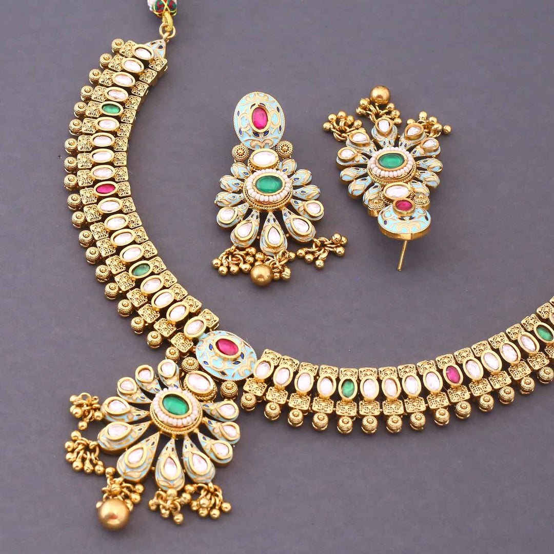 Golden Kala Hasli Rajwadi Set