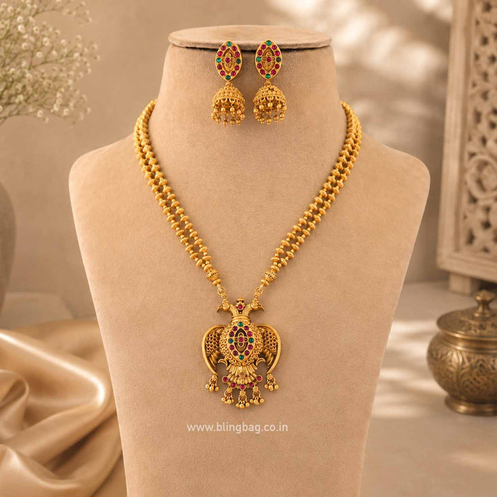 Golden Kalishi Antique Jewellery Set- New Arrival
