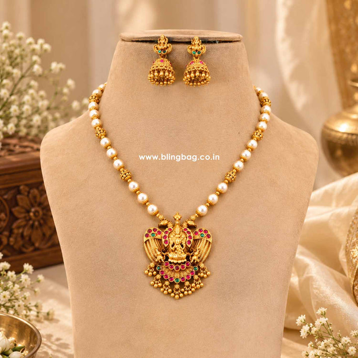 Golden Kalishi Antique Jewellery Set- New Arrival