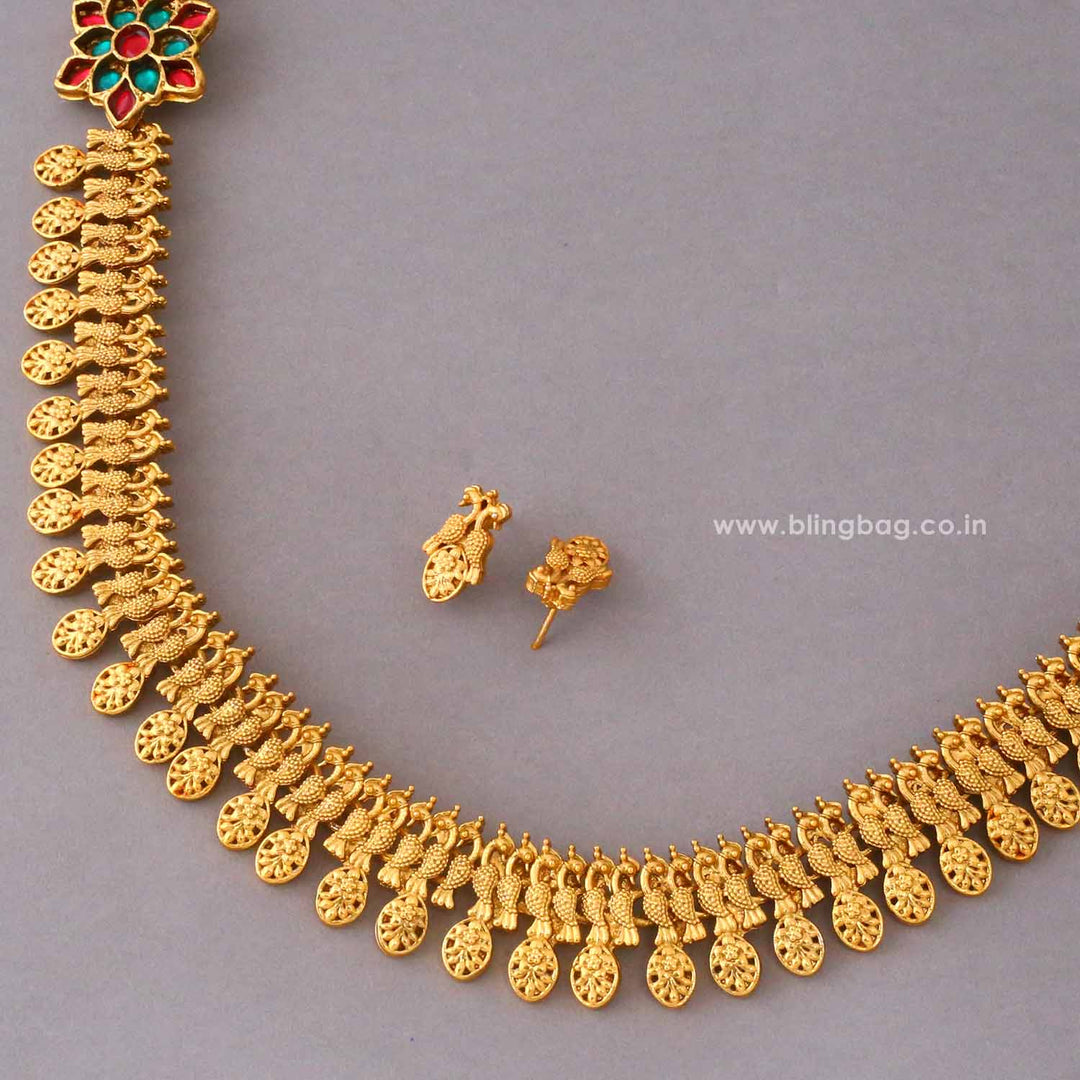 Golden Kamalaita Antique Jewellery Set- New Arrival