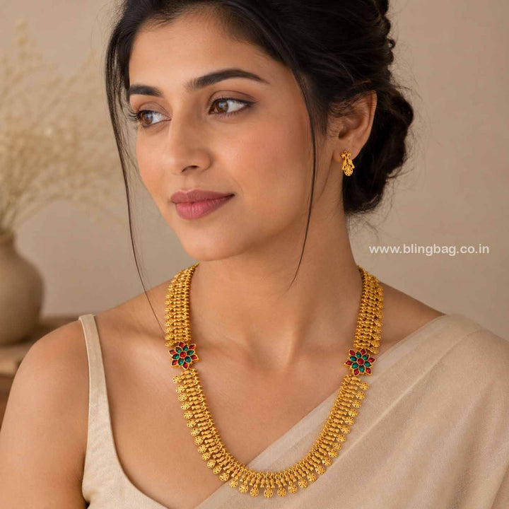 Golden Kamalaita Antique Jewellery Set- New Arrival