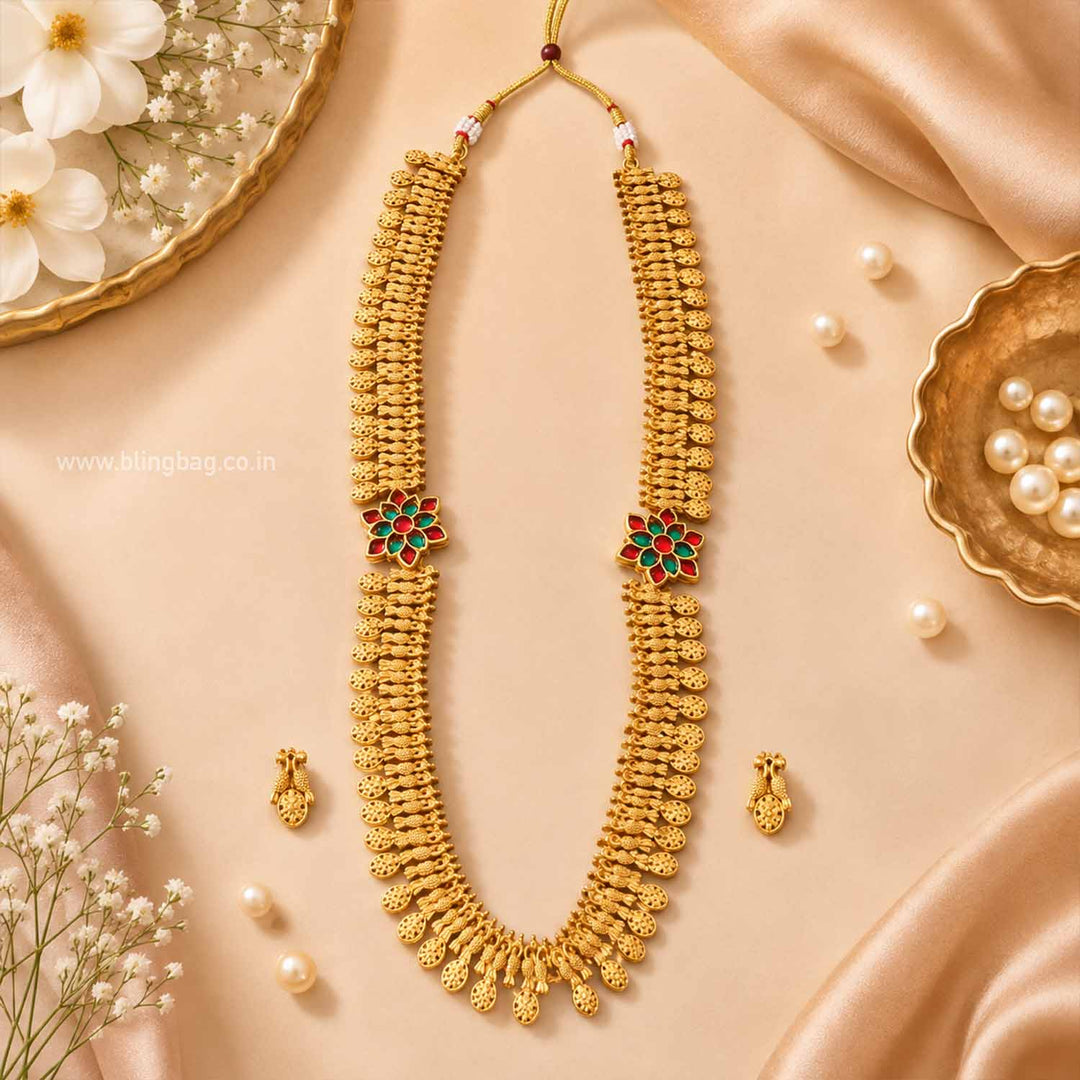 Golden Kamalaita Antique Jewellery Set- New Arrival