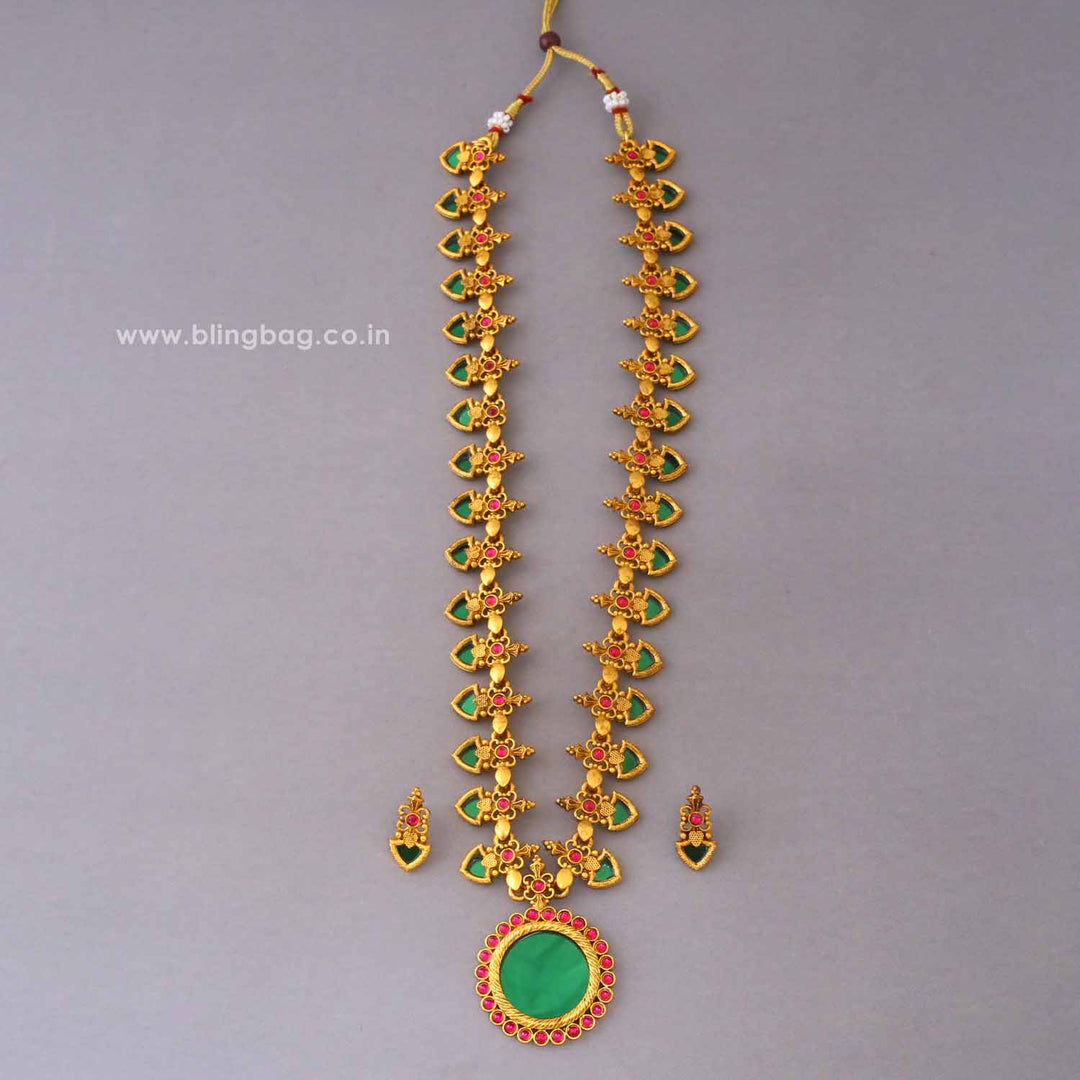 Multicolor Kamalashi Antique Jewellery Set- New Arrival