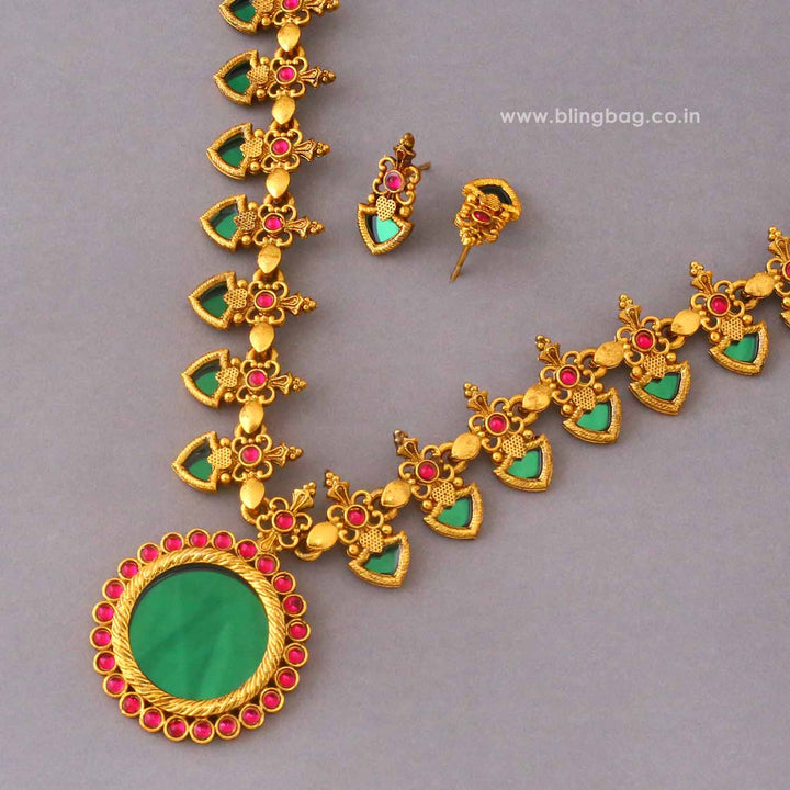 Multicolor Kamalashi Antique Jewellery Set- New Arrival