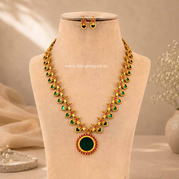 Multicolor Kamalashi Antique Jewellery Set- New Arrival