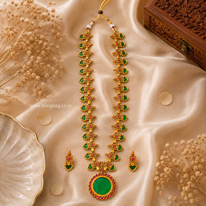 Multicolor Kamalashi Antique Jewellery Set- New Arrival