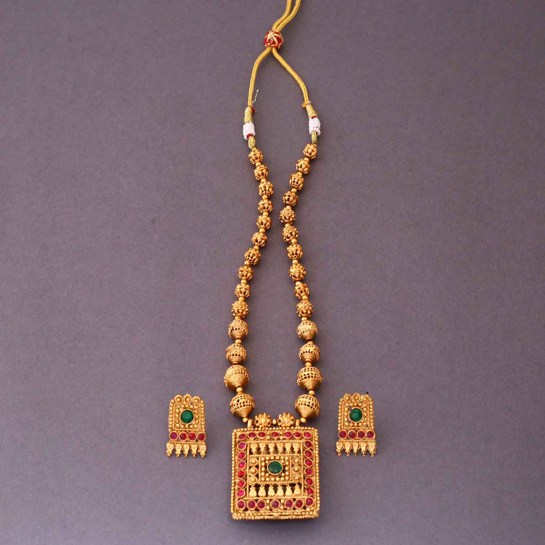 Kanyakumari Reversible Temple Jewellery Set - New Arrival