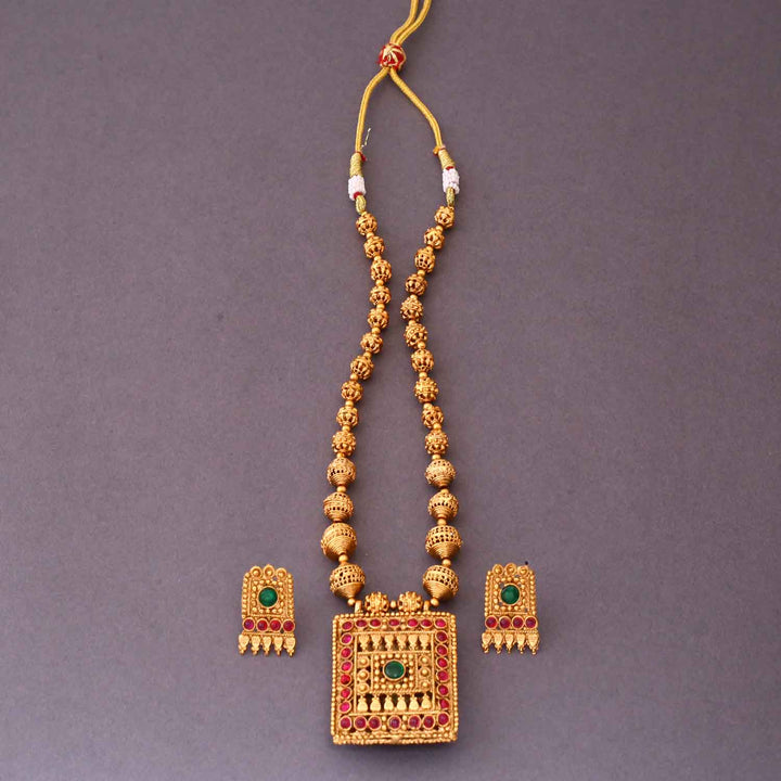 Kanyakumari Reversible Temple Jewellery Set - New Arrival