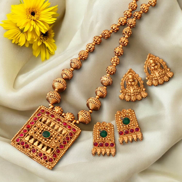Kanyakumari Reversible Temple Jewellery Set - New Arrival