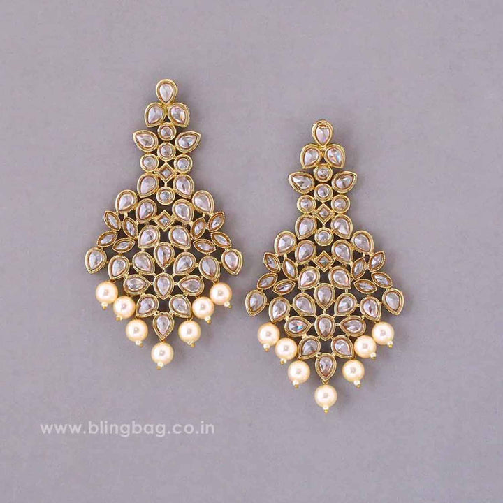 Golden Karnam Dangler Earrings