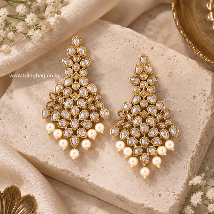 Golden Karnam Dangler Earrings