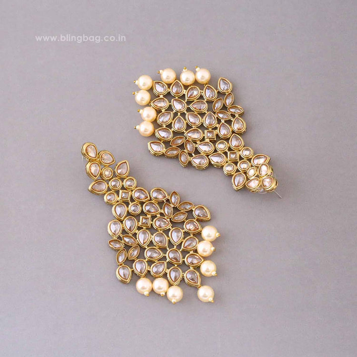 Golden Karnam Dangler Earrings