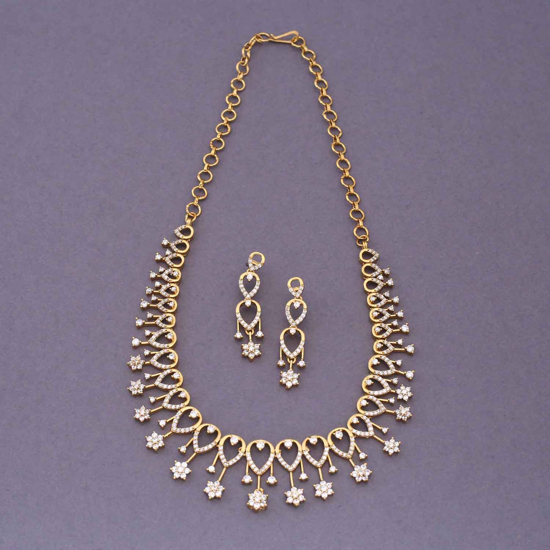 Golden Kasha Antique Jewellery Set - New Arrival