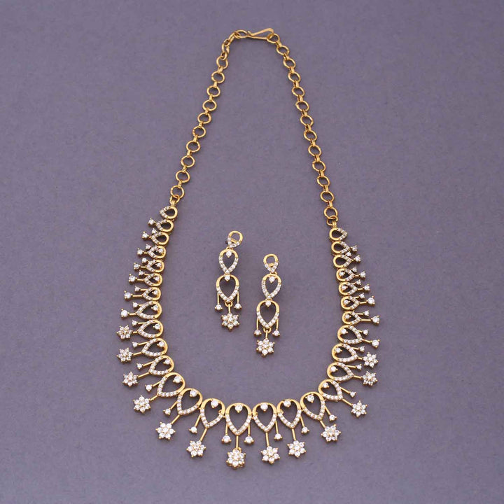 Golden Kasha Antique Jewellery Set - New Arrival