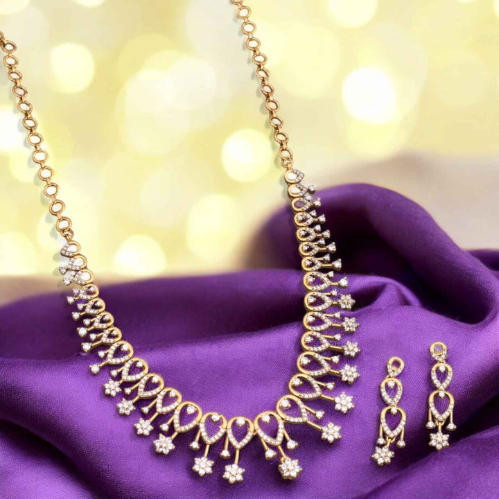 Golden Kasha Antique Jewellery Set - New Arrival