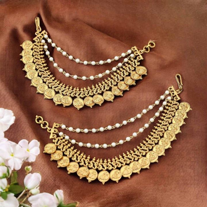 Golden Kashni Antique Ear Chain