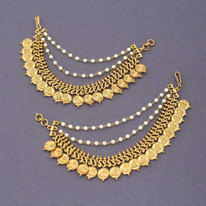 Golden Kashni Antique Ear Chain