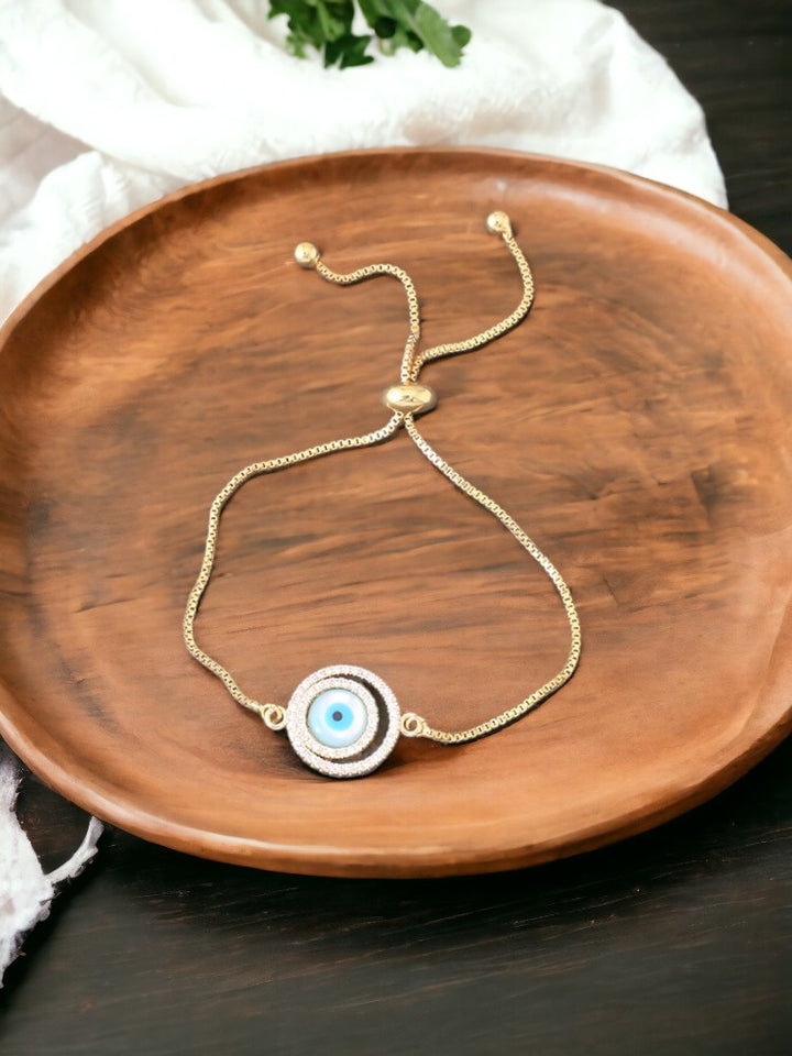Golden Kate Eye Evil Bracelet