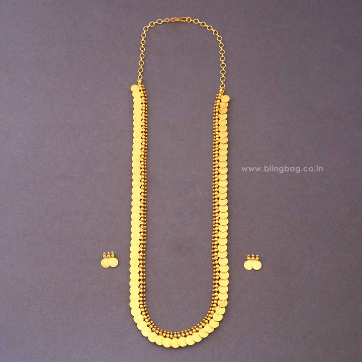 Golden Kaverishi Temple Jewellery Set- New Arrival