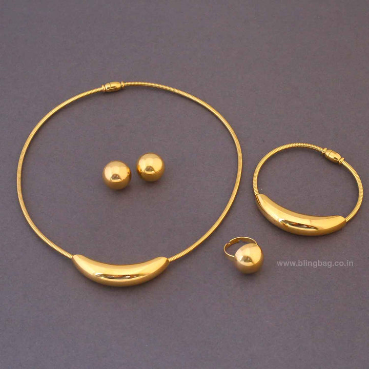 Golden Keerthiya Combo Set