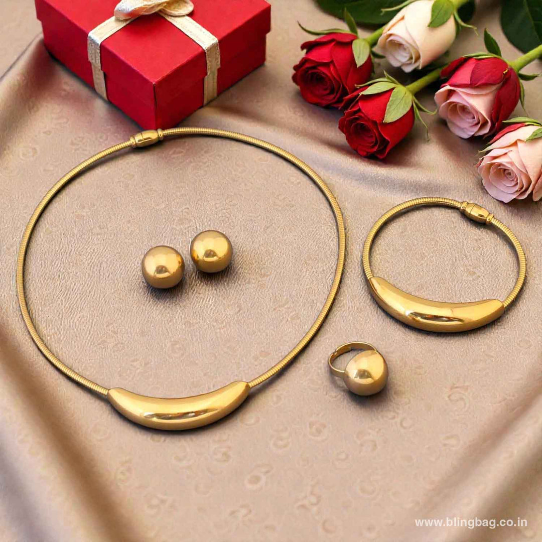 Golden Keerthiya Combo Set