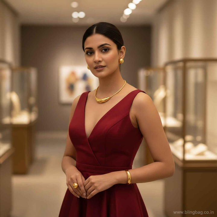 Golden Keerthiya Combo Set