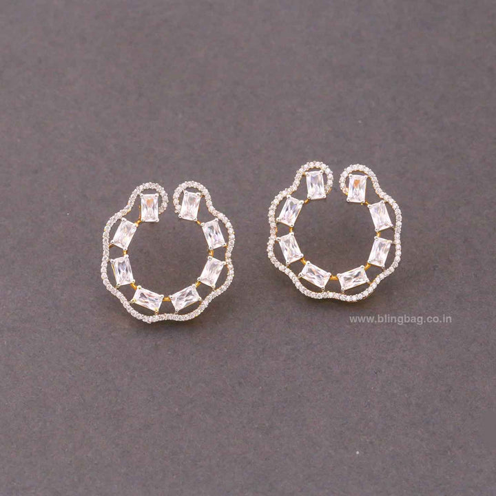 Golden Keiaa Zirconia Studs