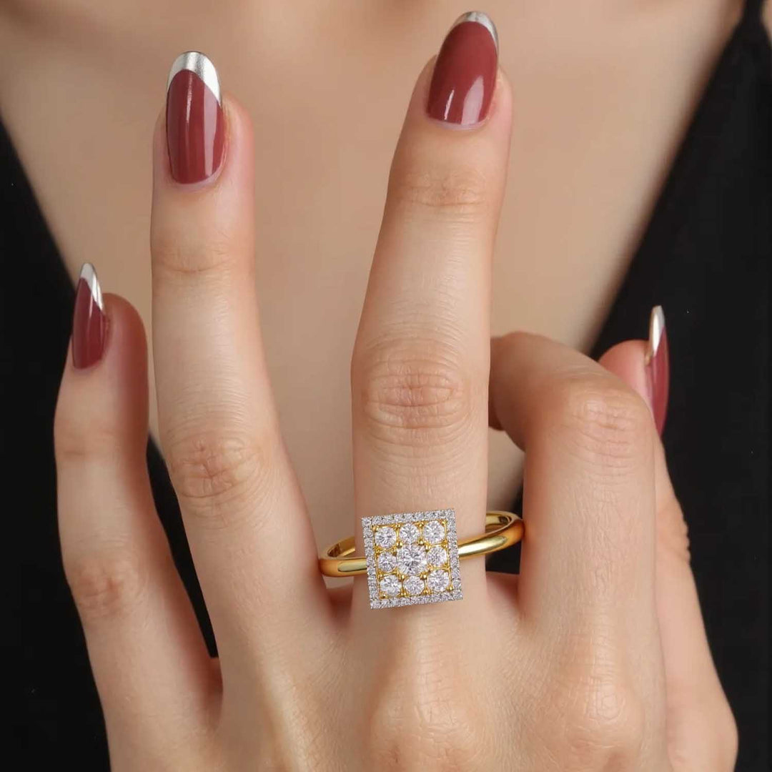 Golden Khadija Adjustable Ring