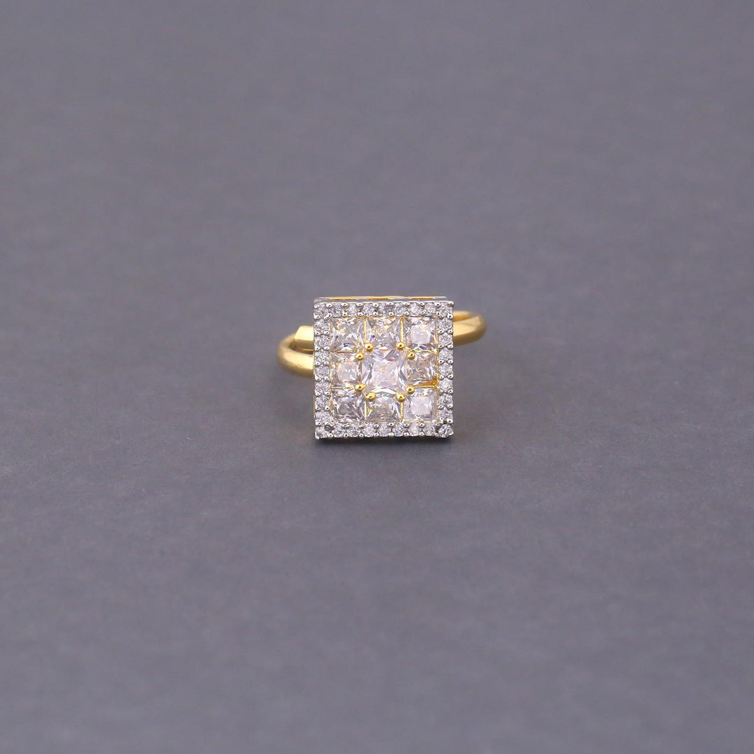 Golden Khadija Adjustable Ring