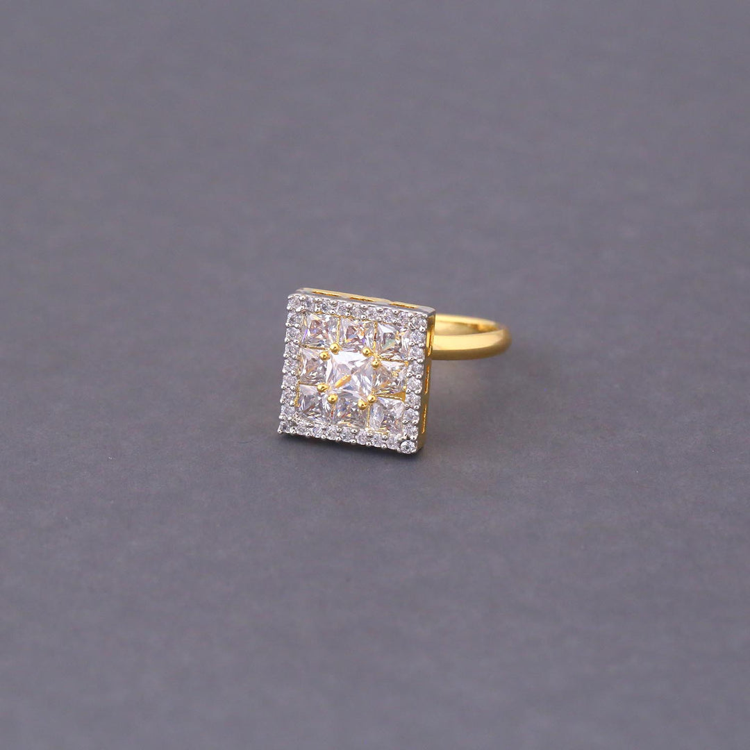 Golden Khadija Adjustable Ring