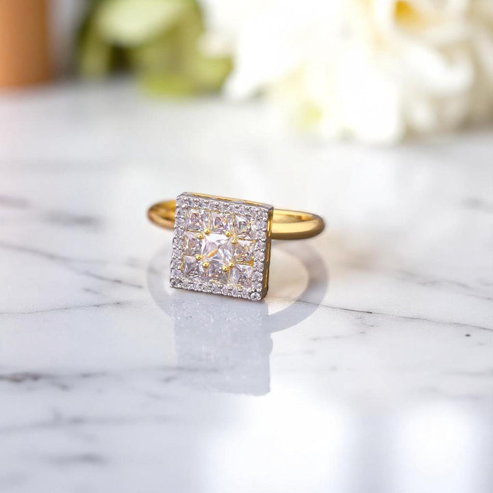 Golden Khadija Adjustable Ring