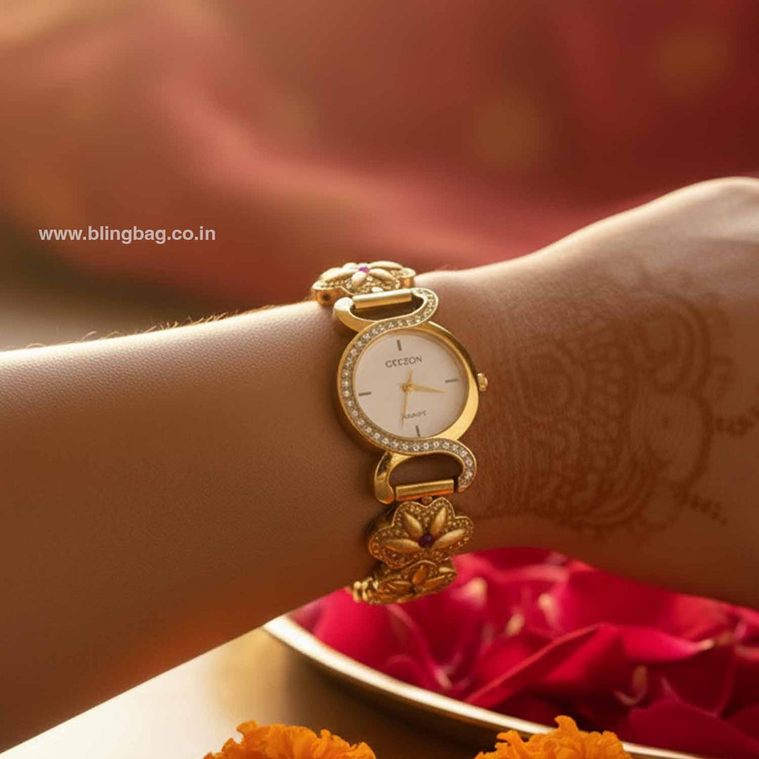 Blingbag Golden Kiarashi Heritage Watch