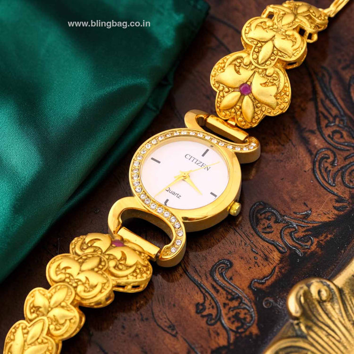 Blingbag Golden Kiarashi Heritage Watch