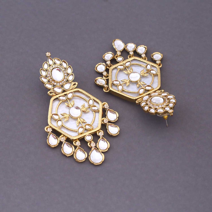 Golden Kundri Danglers