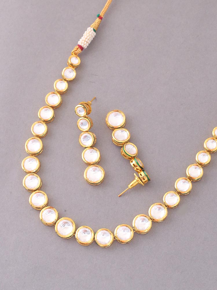 Golden Lacey Jewellery Set