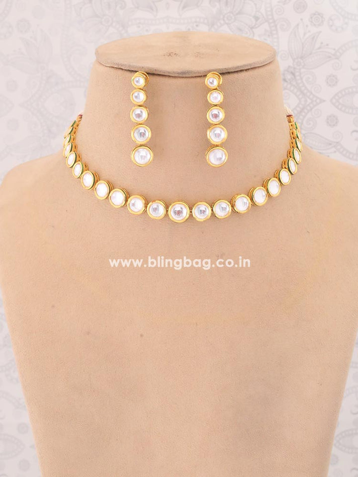 Golden Lacey Jewellery Set