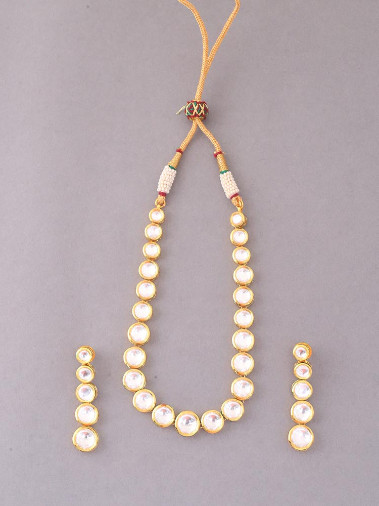 Golden Lacey Jewellery Set