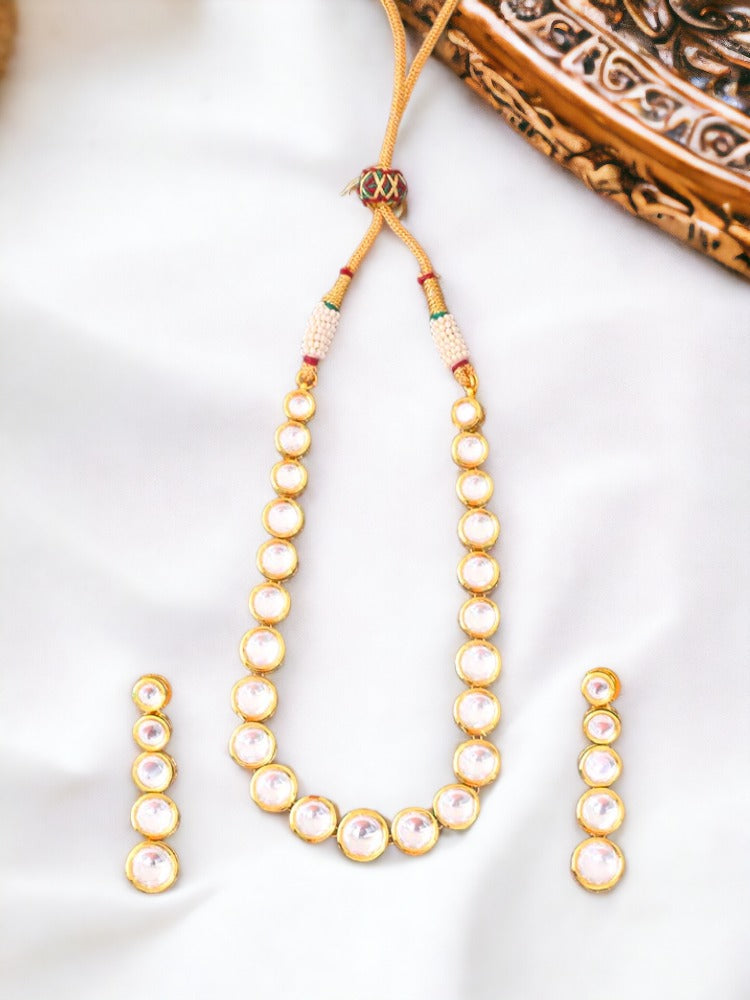 Golden Lacey Jewellery Set