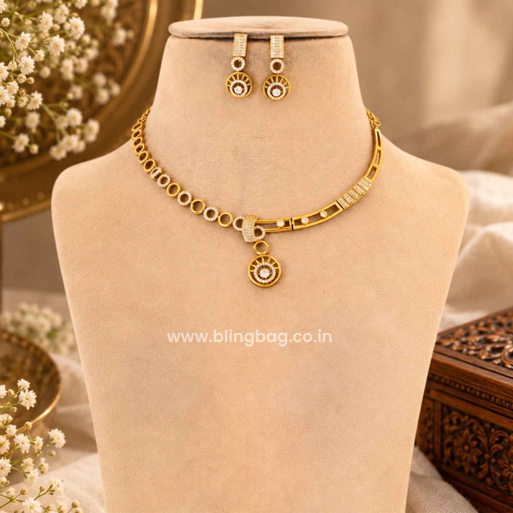 Golden Lakshika Antique Jewellery Set- New Arrival