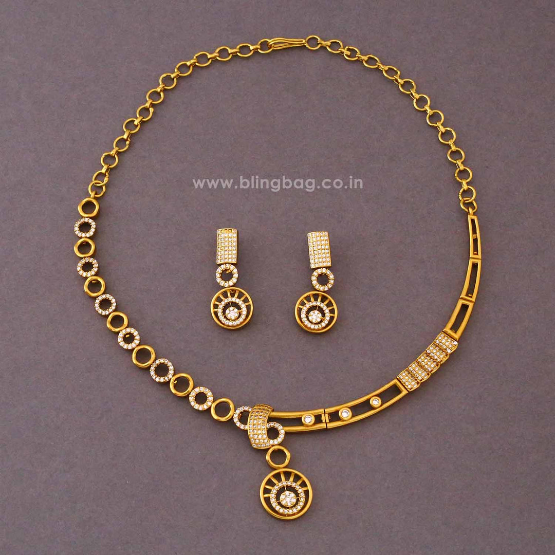 Golden Lakshika Antique Jewellery Set- New Arrival