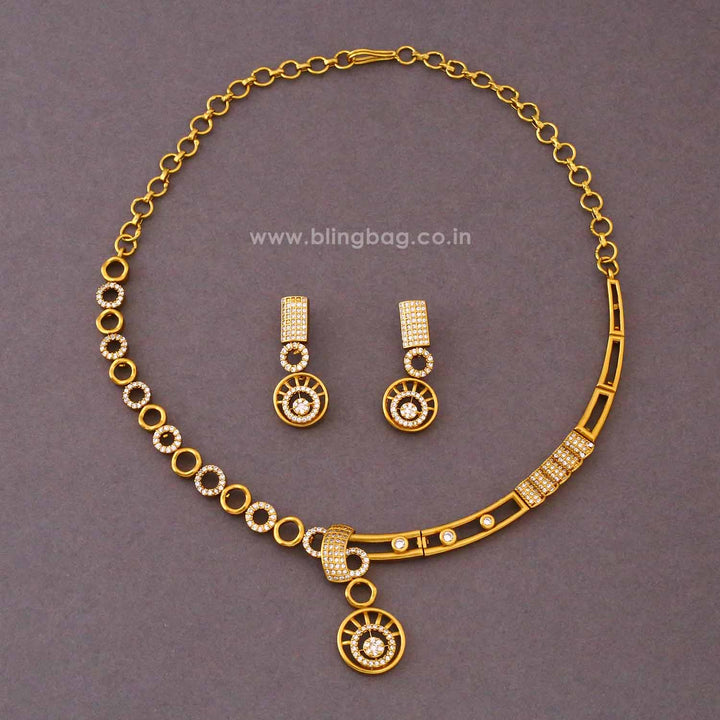 Golden Lakshika Antique Jewellery Set- New Arrival